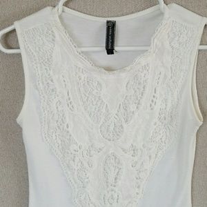 Sleeveless Lacy Knit Top